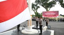 Upacara Kesadaran Nasional Polda Jambi pada Senin, (19/1/2025) [TanyaFakta.co/Ist]
