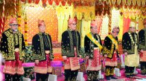 Kapolda Jambi, Irjen Pol. Krisno H. Siregar, S.I.K., M.H.,saat menerima gelar adat Melayu Jambi “Adipati Utamo Siginjai Sakti” oleh Lembaga Adat Melayu (LAM) Provinsi Jambi pada Rabu, (21/01/2026) [TanyaFakta.co/Ist]