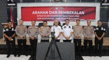 Densus 88 AT Polri Berikan Arahan dan Pembekalan kepada Seluruh Bhabinkamtibmas Polda Jambi. [TanyaFakta.co/Ist]