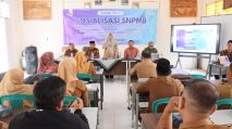 Sosialisasi SNPMB oleh tim Universitas Jambi di SMA Negeri 1 Hiang pada Senin (2/2/26) [ TanyaFakta.co/Humas UNJA]